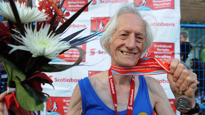 85-year-old sets world record with sub-four-hour marathon