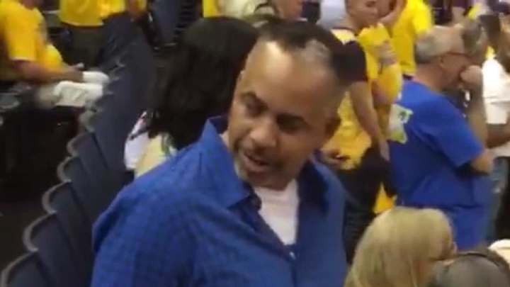Some dude faked Dell Curry out on a handshake after Game 7