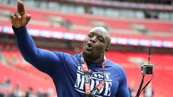Watch: Akinfenwa ices Wimbledon promotion, delivers epic interview
