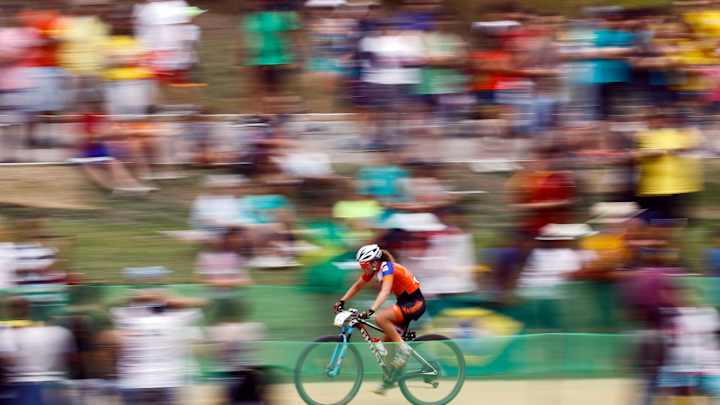 Jenny Rissveds powers to Olympic gold on mountain bike