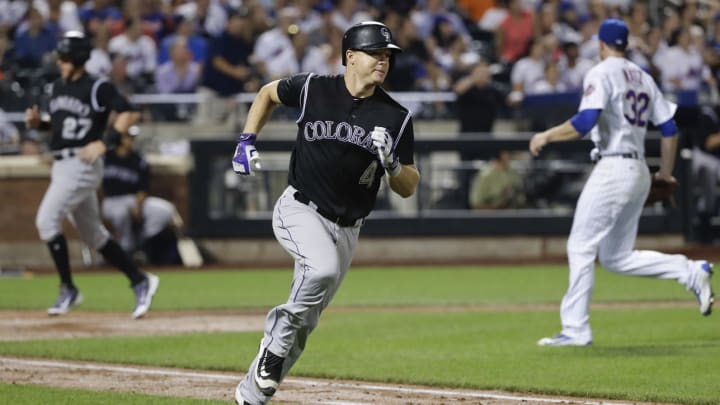 Rockies’ Trevor Story leaves game with jammed thumb