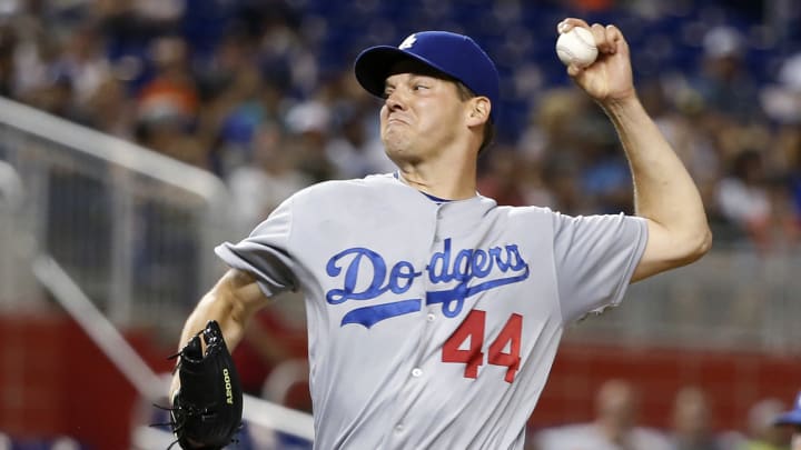 Dodgers’ Rich Hill pulled after seven with perfect game