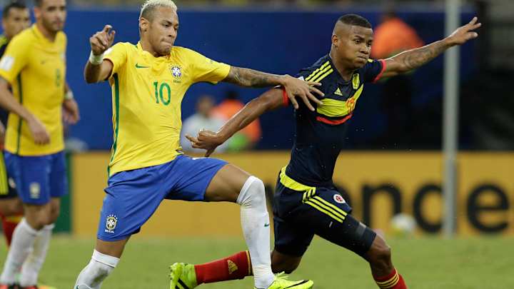 Watch: Neymar scores Brazil's World Cup qualifying winner vs. Colombia Watch: Neymar scores Brazil's World Cup qualifying winner vs. Colombia