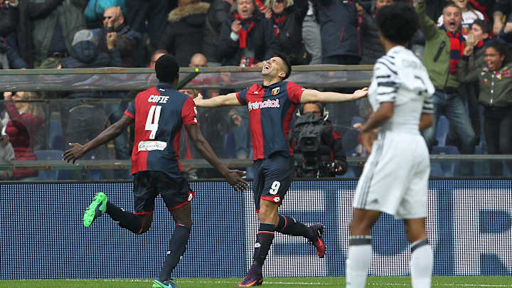 Simeone follows father's footsteps against injury-hit Juventus