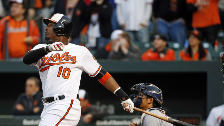 Orioles CF Jones sidelined with ribcage injury