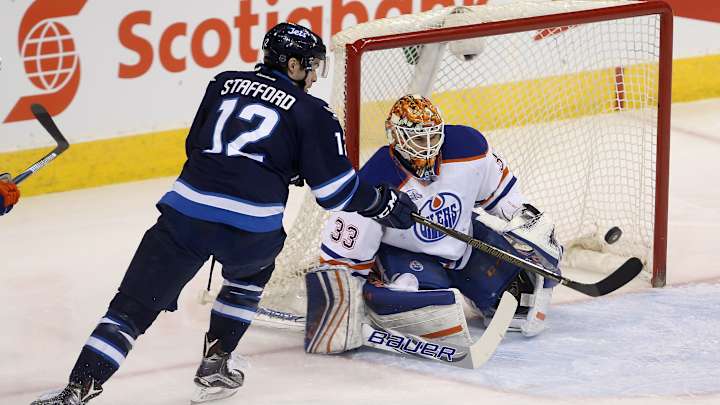 Korpikoski, Talbot lift Oilers past Jets 2-1