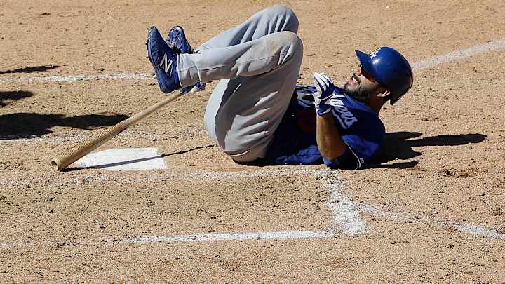 Dodgers OF Andre Ethier undergoing bone scan for shin injury