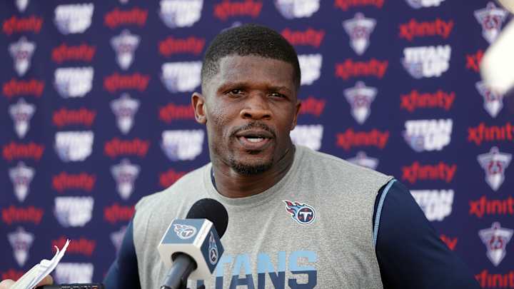Andre Johnson says in retirement he'll always be a Texan