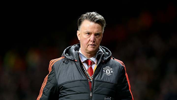 Watch: Manchester United’s Louis Van Gaal takes a dive on the sideline