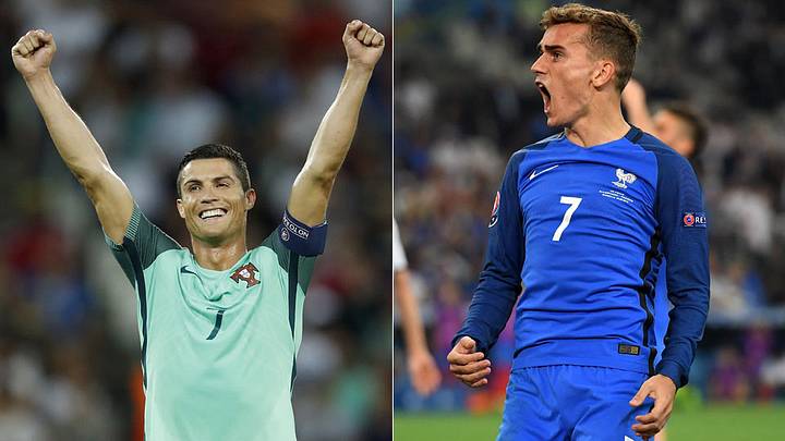 Griezmann, Ronaldo take center stage in France vs. Portugal Euro 2016 final