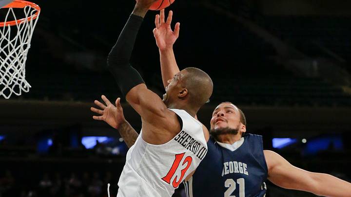 GW throttles San Diego St 65-46 to reach NIT title game