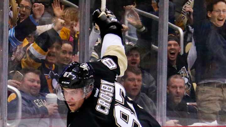 Crosby scores 2, Fleury stops 22 shots, Penguins beat 'Canes
