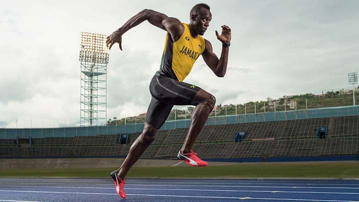 Photos: Usain Bolt shows off Jamaica's Olympic track and field kit Photos: Usain Bolt shows off Jamaica's Olympic track and field kit