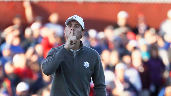Following the bouncing ball, onto Jaak Pieters' back