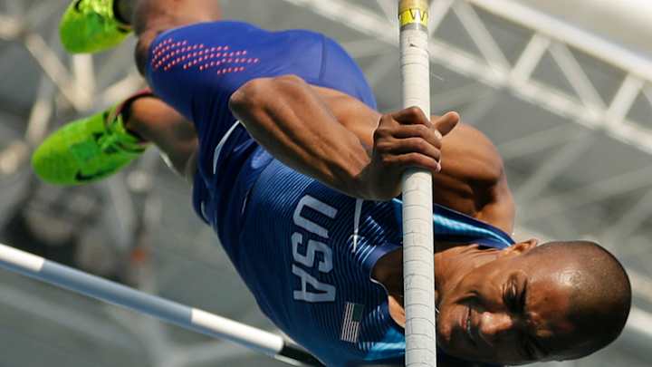 Eaton defends his decathlon title, equals the Olympic record