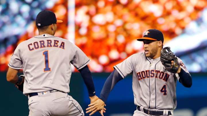 Astros SS Correa sent back to Houston with shoulder injury Astros SS Correa sent back to Houston with shoulder injury