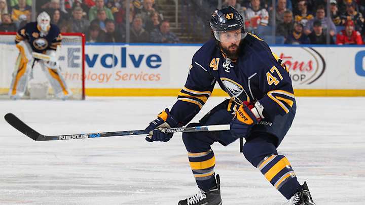 Watch: Sabres’ Bogosian hits rebound out of air for goal