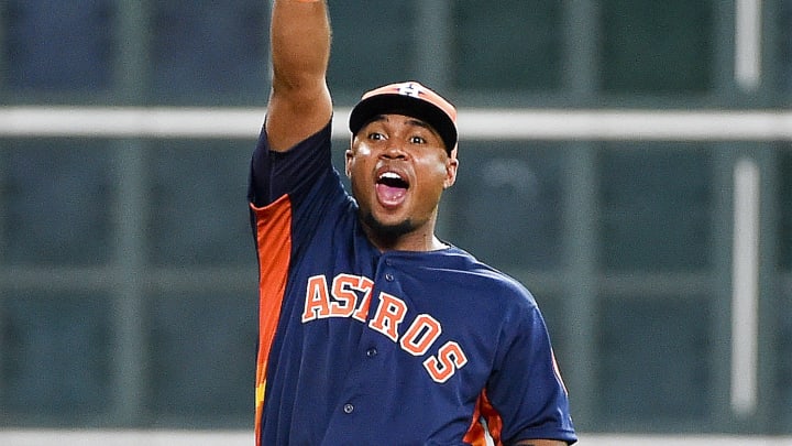 Gattis, Gomez, Correa help Astros sweep Athletics 5-2