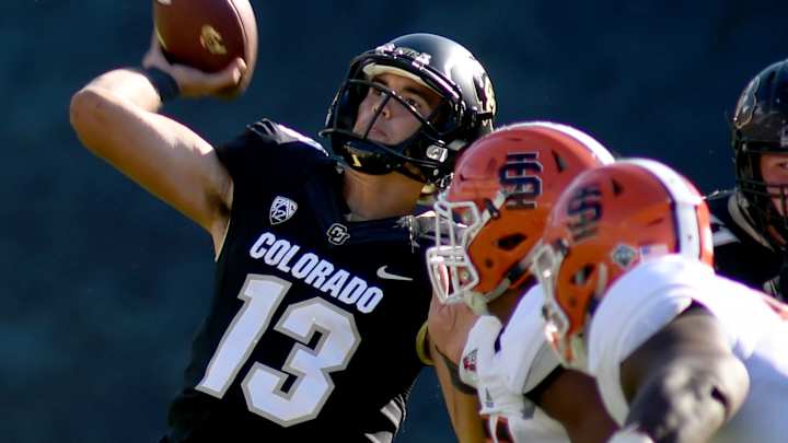 Liufau throws 2 TD passes as Buffs rout Idaho State 56-7
