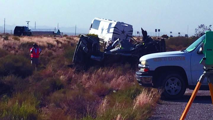 The Latest: Cowboys bus that crashed was headed to Las Vegas