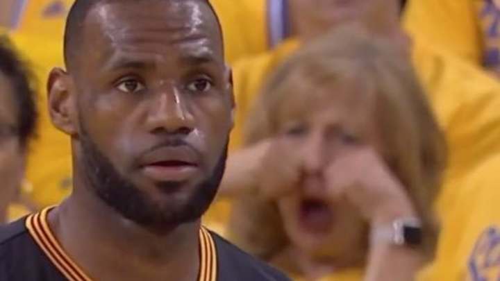 Wait, another fan got caught calling LeBron a crybaby behind his back?