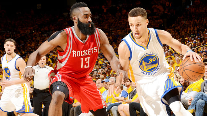 Warriors make statement in Game 1 rout of Rockets despite Curry’s ankle Warriors make statement in Game 1 rout of Rockets despite Curry’s ankle