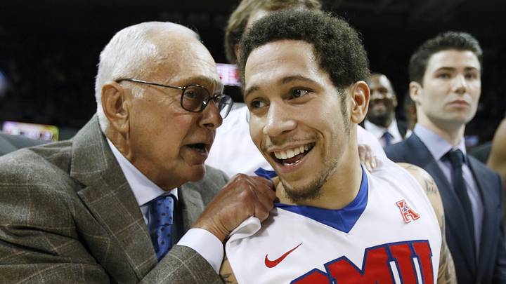 Larry Brown not on No. 15 SMU bench after halftime Larry Brown not on No. 15 SMU bench after halftime