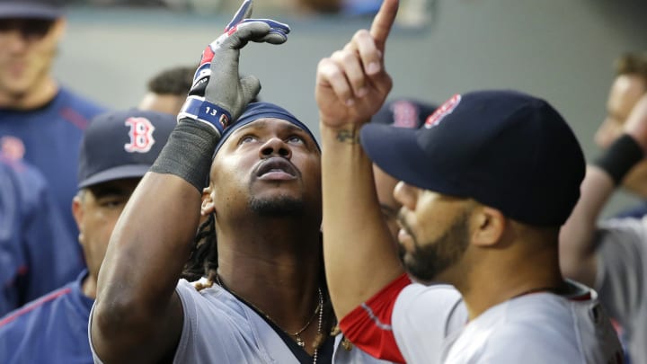 Boston's Hanley Ramirez out with sprained left wrist