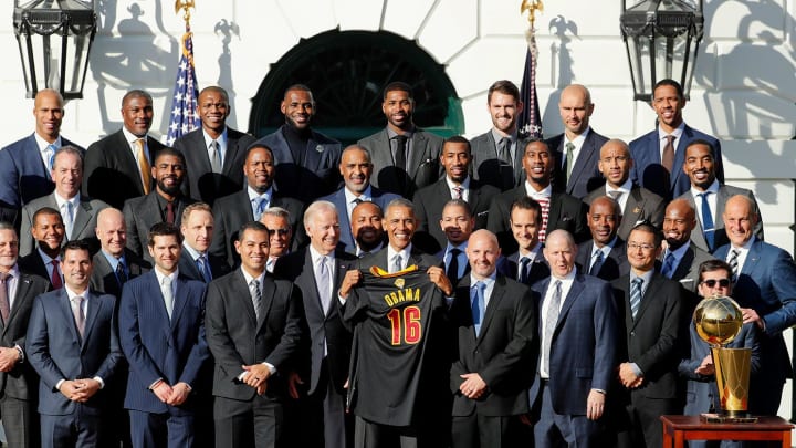 NBA Champion Cleveland Cavaliers Visit The White House