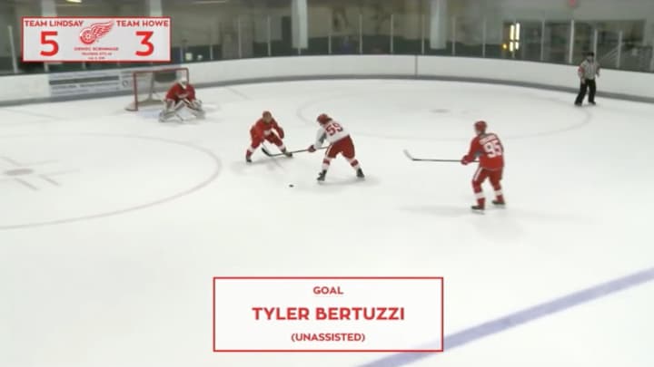 Todd Bertuzzi’s nephew smacks stick out of defender’s hand, scores