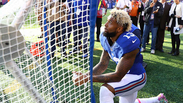 Mike Francesa rips ‘me-centric’ Odell Beckham for proposing to kicking net: ‘What was funny about that?’