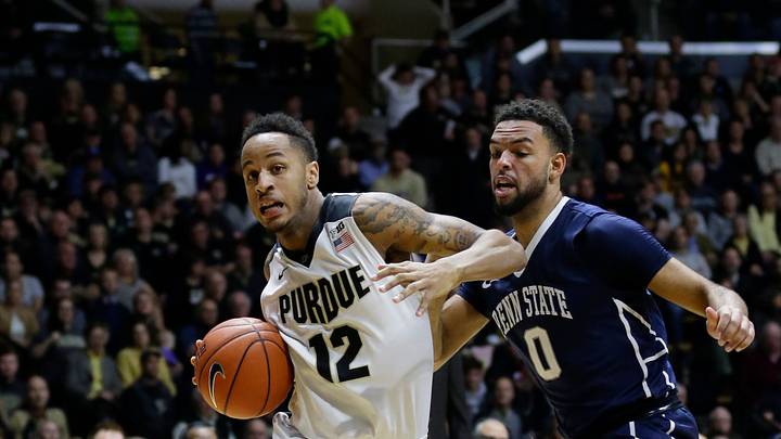 No. 24 Purdue dominates middle in 74-57 rout of Penn State
