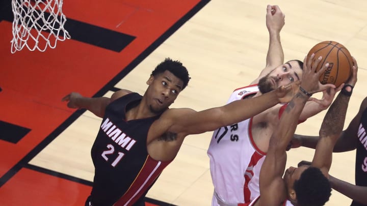 Heat’s Hassan Whiteside has sprained MCL, will be listed as day-to-day