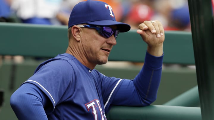 Rangers' Banister facing Pirates, his team for 29 seasons
