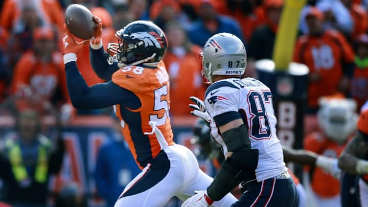 Broncos unimpressed with Rob Gronkowski’s Madden 17 cover