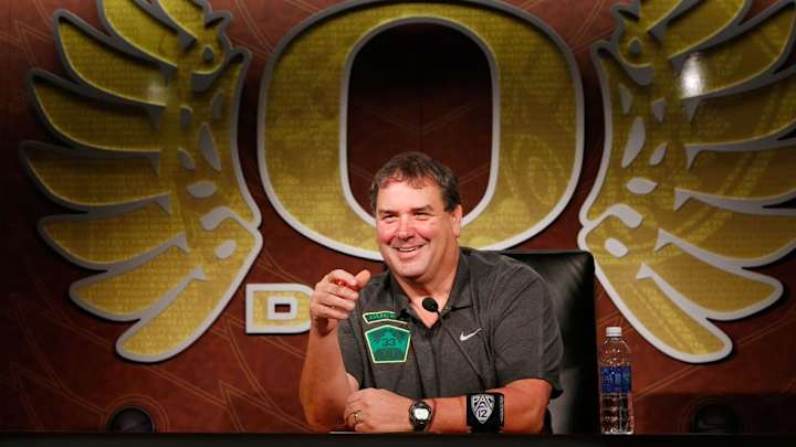 With a friend nearby and a big job ahead, Brady Hoke is ready to fix an Oregon defense in serious need of repair