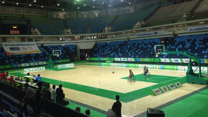 Basketball court for 2016 Olympics in Rio de Janeiro unveiled
