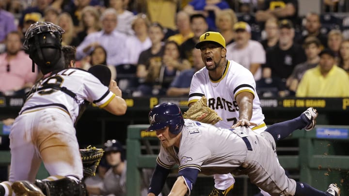 Arcia helps Brewers beat sliding Pirates 7-4