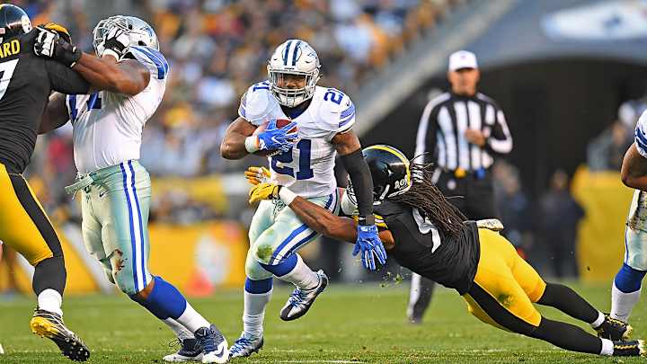 Watch: Ezekiel Elliott’s 32-yard touchdown run sinks Steelers