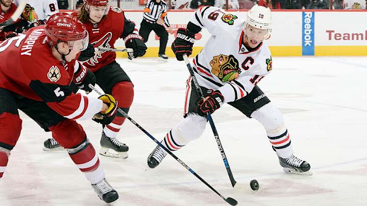 Watch: Blackhawks’ Jonathan Toews scores overtime goal to beat Coyotes