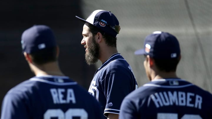 Shields insists he's OK after he's skipped in Padres' opener