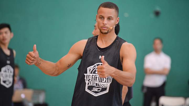 Watch: Kid blocks Stephen Curry’s shot, earns trip to his camp Watch: Kid blocks Stephen Curry’s shot, earns trip to his camp