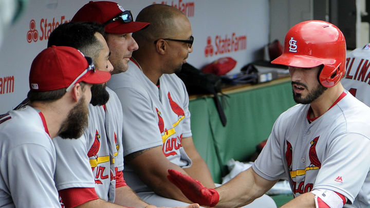 Cubs' 11-game win streak ends, Grichuk slam propels Cards