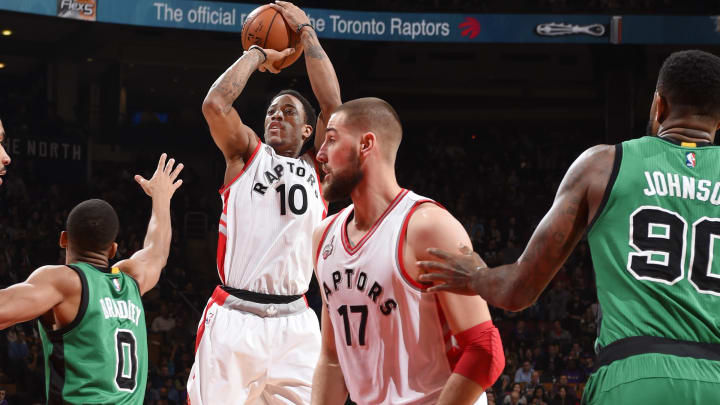 DeRozan scores 34 to send Raptors past Celtics, 115-109 DeRozan scores 34 to send Raptors past Celtics, 115-109