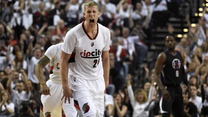 Blazers advance 4-2 with 106-103 victory over the Clippers