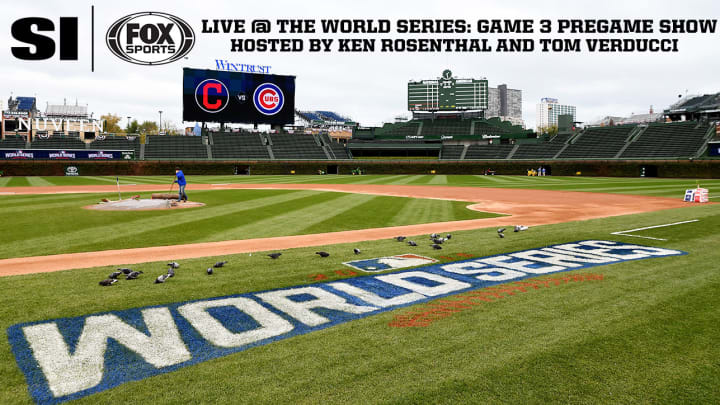 Live @ The World Series: Game 3 SI/Fox Sports pregame show from Chicago Live @ The World Series: Game 3 SI/Fox Sports pregame show from Chicago