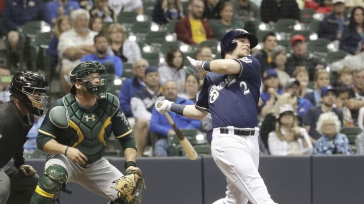 Anderson, Gennett lead Brewers to 4-0 win over Athletics