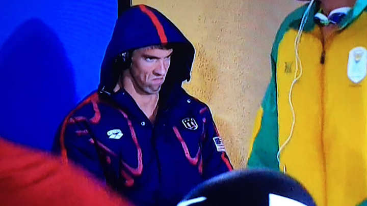 Michael Phelps reveals what song he was listening to when he became a meme