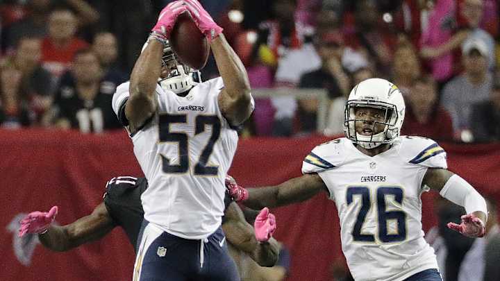 Chargers, Falcons going in opposite directions