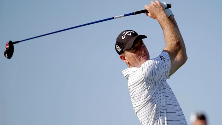 The Latest: Furyk back in contention at US Open